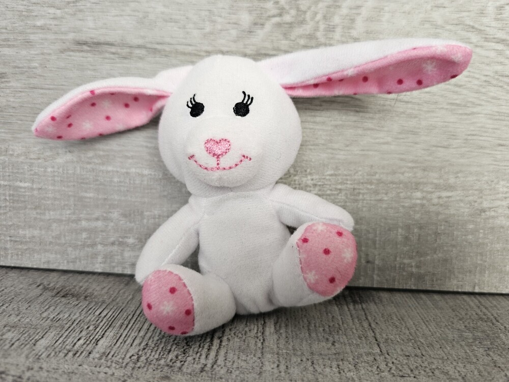 Build a Bear 4" Pink Flurry Bunny McDonald's 2013 Happy Meal Toy